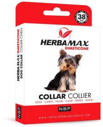Herba Max Zgarda antiparazitară cu dimeticona, Herba Max, 38 cm pentru câini - protecție eficientă împotriva paraziților externi (8437005600041)
