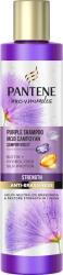 Pantene Sampon Pantene Pro-V Miracles Strength & Anti-Brassiness Purple, neutralizeaza tonurile de galben, 225 ml (8006540050194)