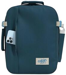 CabinZero Classic TECH kabin méretű, laptoptartós utazó hátizsák 28l -Blue Grotto - borond-aruhaz
