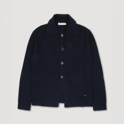 Brooksfield - Blazer in Cotton Yarn, Crafted in a Half-English Knit - XL