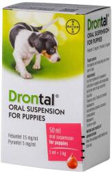 Bayer Solutie Deparazitare Interna Caini Drontal Puppy 50 ml pentru Pui (4007221040729)