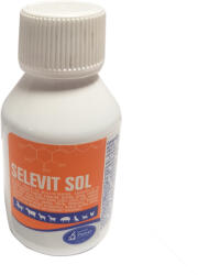 Pasteur Solutie orala cu multivitamine pentru cabaline, ovine, bovine, caprine, caini, pisici, pasari, Selevit, Pasteur, 100ml (5944726012266)