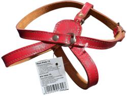  Ham pentru caine din piele naturala rosie, 15 kg (6422923913047)