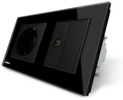 LIVOLO Priza dubla Livolo + Tv (VL-C7C1EU/VL-C791V-12)