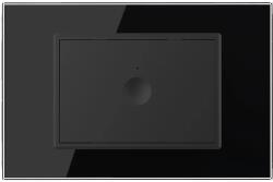 LIVOLO Intrerupator simplu cu touch Livolo cu rama din sticla, standard Italian 3m , Serie noua (L-FC1-3BP)