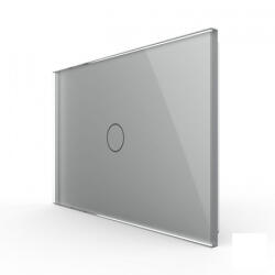 LIVOLO Intrerupator simplu, standard italian, cap scara cap cruce, cu panou sticla, 3M (VL-FC1S-3G-3I)