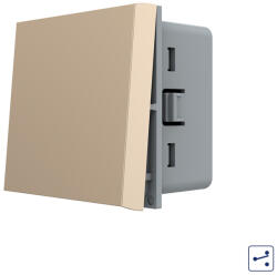 LIVOLO Modul Intrerupator Simplu Mecanic Cap Cruce, 2 M (1483)