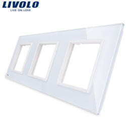 LIVOLO Rama priza tripla Livolo din sticla - gilan - 68,00 RON