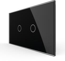LIVOLO Panou intrerupator simplu + simplu pentru doza 4M (1528)