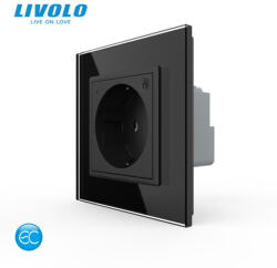LIVOLO Priza Schuko inteligenta + rama sticla, noua generatie EC (1362)