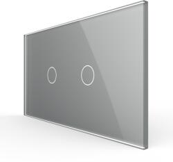 LIVOLO Panou intrerupator simplu + simplu pentru doza 4M (1526)