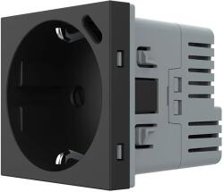 LIVOLOrand: Livolo Material Rama: Sticla Crystal t Modul Priza Schuko + usb-C Livolo, Standard German (1579)