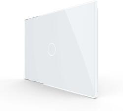 LIVOLO Panou intrerupator simplu cu touch Livolo din sticla, standard Italian 3M (1503)