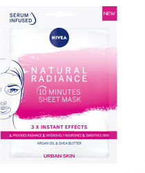 Nivea Masca servetel Nivea Natural Radiance cu triplu efect, 1 buc (9005800315492) - vetpetshop Masca de fata