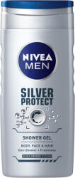  Gel de dus Nivea Men Silver Protect, 500 ml