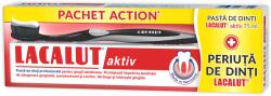 Lacalut Pachet: Pasta de dinti Lacalut Aktiv, 75 ml + periuta (4016369308479)