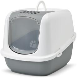 SAVIC Nestor Jumbo White-Grey - covered cat litter box - 66.5x48.5x46.5 cm - 1 pc