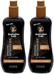 Australian Gold Set 2 x Spray Ulei Uscat Intensificator bronzare, Australian Gold, 237 ml (20220231149)
