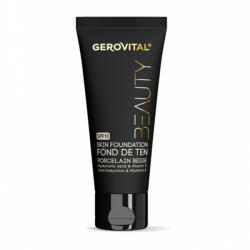 Gerovital Fond de Ten Gerovital Beauty cu Acid Hialuronic si Vitamina E, SPF10, Porcelain Beige, 30 ml (FMC25130)