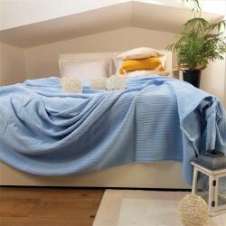 Kotonia Home Cuvertura Kotonia Home - Pique, 220x240 cm, 100% bumbac, bleu (002424)