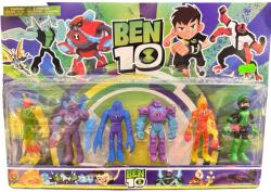  Set 6 Figurine Ben 10 cu Personaje Extraterestre Multicolore