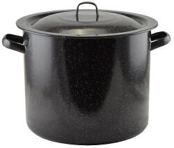 Perfect Home Oala emailata 30l neagra (5945414010847)