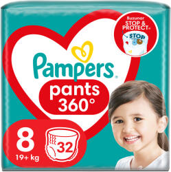 Pampers Scutece-chilotel Pampers Pants Jumbo Pack, Marimea 8, 19+ kg, 32 buc (8006540499382)