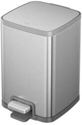 EKO Cos de gunoi cu pedala, EKO, Stella, 6 litri, 1 compartiment, inox (958406) Cos de gunoi