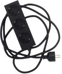 Pedestal Prelungitor, Pedestal, 3 prize, 2 metri, negru (996102001)