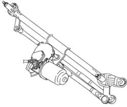 Utángyártott Suzuki Swift utángyártott III 2005-2007 ablaktörlő mechanika és motor (38100-62J00)