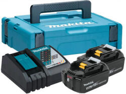 Makita BL1850 + DC18RC set incarcator si acumulator 18 V | 5 Ah (2x632F15-1+1x195584-2+1x821551)