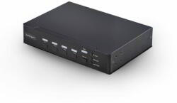 StarTech - 4 portos DisplayPort KVM kapcsoló - P4AD122M-KVM-SWITCH (P4AD122M-KVM-SWITCH)
