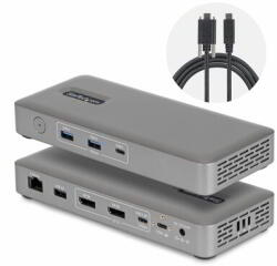 StarTech - USB4 dokkolóállomás, illesztőprogram nélküli kettős 4K 144Hz - 208UE-USB4-DOCK (208UE-USB4-DOCK)