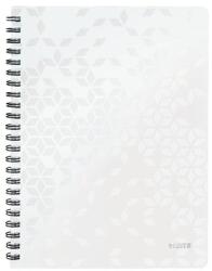 Leitz Wow A4 kockás fehér spirálfüzet (46380001) (46380001)