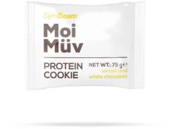 GymBeam MoiMüv Protein Cookie 75 g citrom és fehér csokoládé - fittkamra