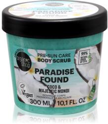 Organic Shop Paradise Found Coco & Majestic Monoi testpeeling a szépen lebarnult és egészséges bőrért 300 ml