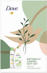 Dove Set Dove Naturally Refreshing: Antiperspirant spray, 150 ml + Gel de dus, 250 ml (8720182316479)