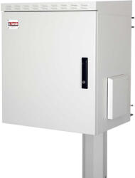 Lande LN-SBO-IP5512U6045-LG SAFEbox 19" 12U 600x450 kültéri szürke fali rack szekrény (SBOIP5512U6045) - digital24