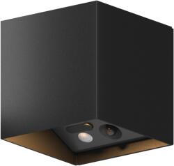 Calex Lampa de perete de exterior LED Calex Volterra, reincarcabila, 7W, 170 lm, IP44, Negru (4301002400)