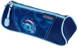 Herlitz Penar tip etui triunghiular Herlitz, dimensiune 21.5 x 7 x 8 cm, motiv Dolphin Ride (400205918) Penar
