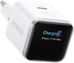 Anker Incarcator retea Anker Nano Smart Display, 45W, 1x USB-C, Alb (A121DG21)