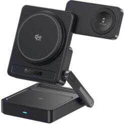 Baseus Incarcator wireless Baseus PicoGo AF21 3-in-1, Qi2.2, 35W, Negru (E0205402) - dwyn