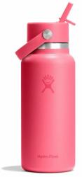 Hydro Flask Wide Flex Straw Cap 32 oz termosz rózsaszín/burgundi vörös