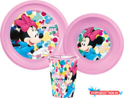Disney Minnie Feel Good étkészlet, műanyag szett (JAV_JVL55555)