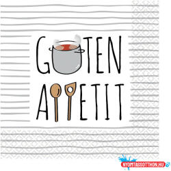 Étel Guten Appetit Strip szalvéta 16 db-os 33x33 cm (JAV_DPA9920091)