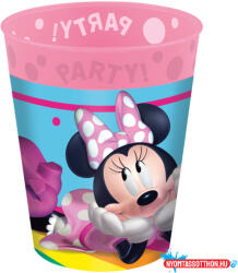 Disney Minnie Makes Me Smile micro prémium műanyag pohár szett 4 db-os 250 ml (JAV_PNN97252)