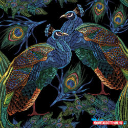 Állatos Peacocks with Feathers szalvéta 20 db-os 33x33 cm (JAV_PKK045910)