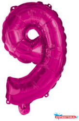 Számok Rózsaszín Hot Pink 9-es szám fólia lufi 95 cm (JAV_PNN92495)