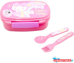 Hello Kitty Unicorn szendvicsdoboz + evőeszköz szett (JAV_GIM55796276)