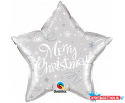 Karácsony Karácsonyi Silver Star fólia lufi 51 cm (JAV_MLG998161)